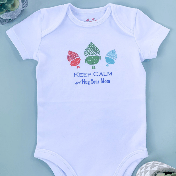 Organic Baby Buddha Onesie | onesie | www.newwavesupplyco.com